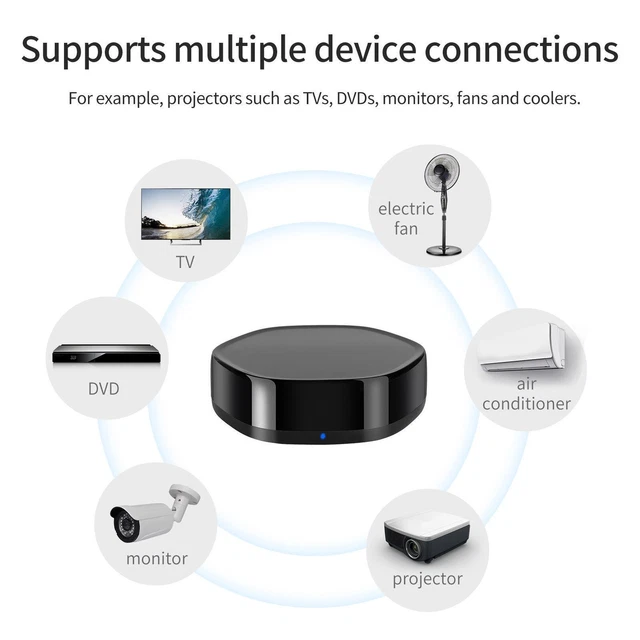 Télécommande sans fil WiFi IR pour Tuya App App Remotes Control pour DVD
