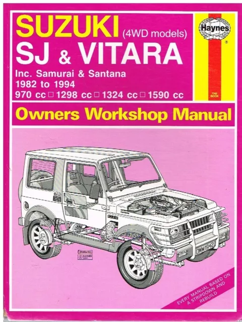 Suzuki Sj410 Sj413 Vitara (1982-94) Owners Workshop Manual *Hardback*