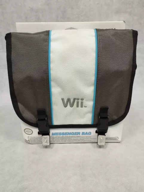 Sac Officiel sacoche transport bag backpack Blanc Gris Neuf Nintendo WII