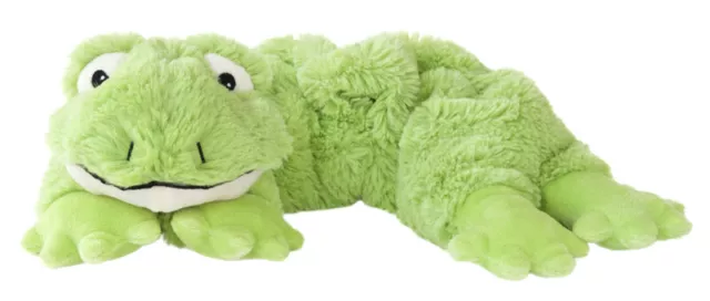Warmies Hot Pak Frosch, Nackenwärmer,Wärmestofftier Hirsekissen mit Kräuter Neu