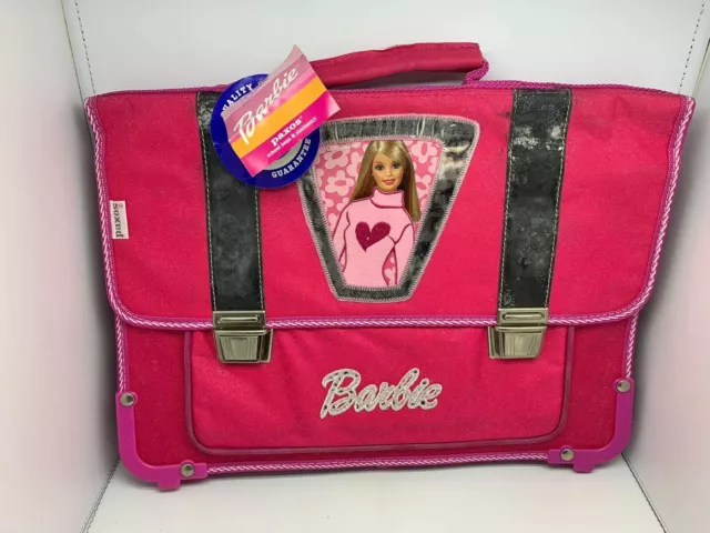 Vintage Barbie School Book Bag Pink Large Backpack Paxos Greek 2002 NEW W/ TAGS