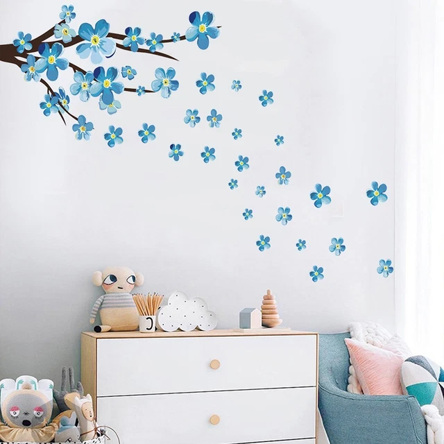 Flower wall hot sale baby room