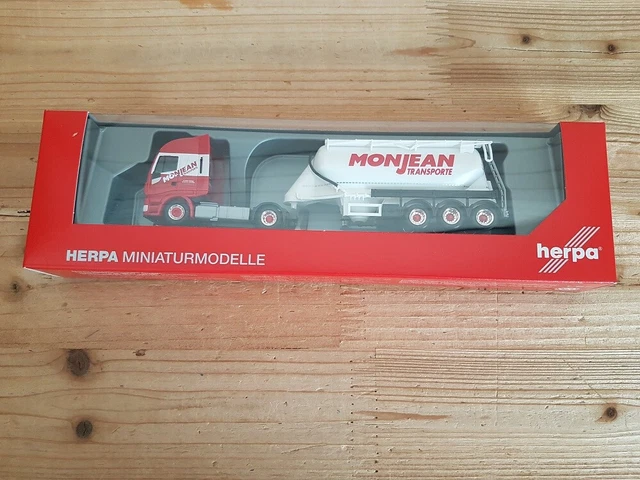 Herpa Iveco S-Way Eutersilo-Sattelzug „Beton Potthoff“ – Maßstab 1:87, Miniatur LKW, Sammler-Modell