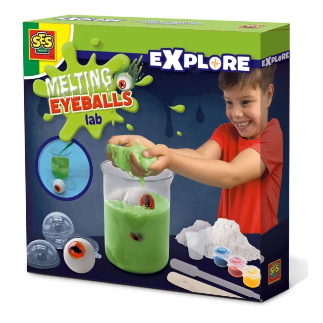 SES CREATIVE Children's Explore Melting Eyeballs Lab Experiment Kit, Unisex