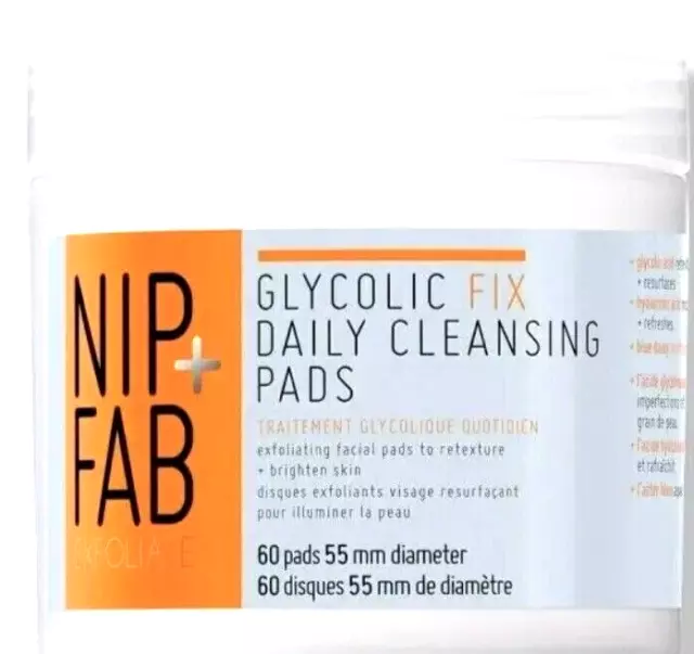 Nip+Fab Glycolic Fix Daily Cleansing Pads Original 60 Pads (2316)