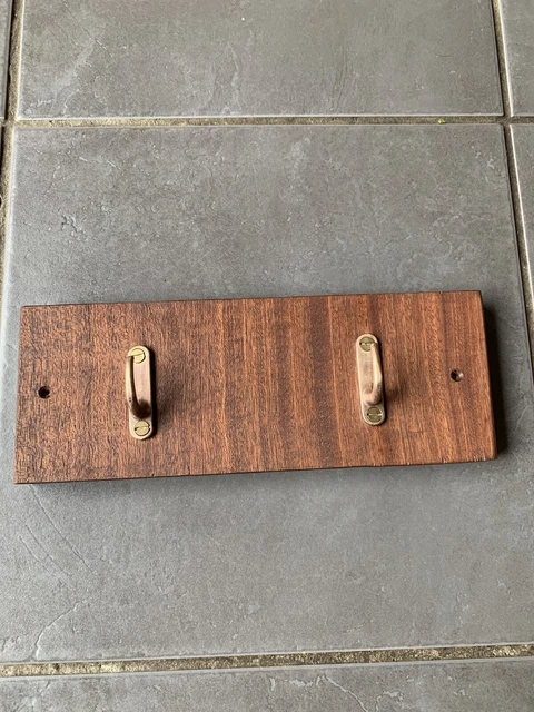Vintage Brass Boat Coat Rack Hooks
