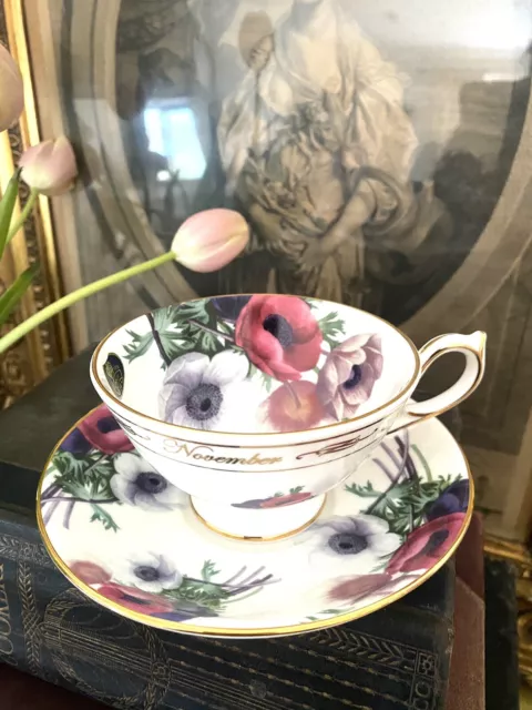 Aynsley teacup and saucer November