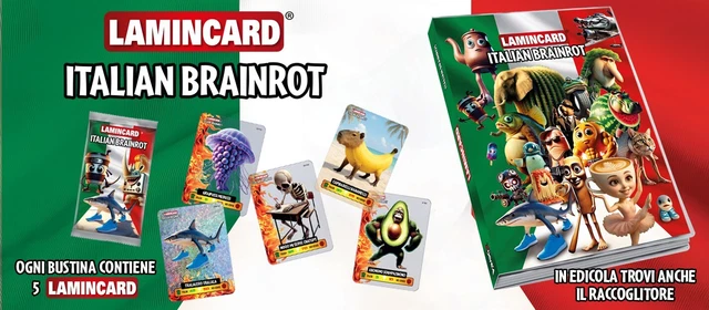 LAMINCARD ITALIAN BRAINROT - Trading Card Game Collezione EUR 18,90 - DE