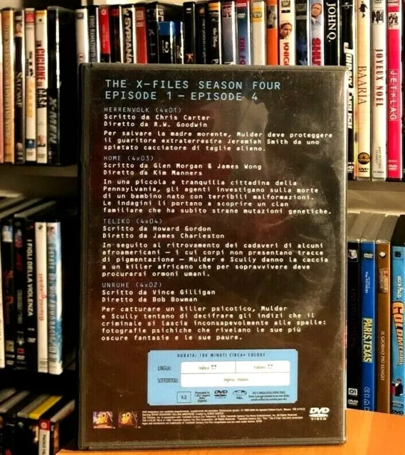THE X FILES COLLECTIONS Stagione quattro 4 Volume 1 DVD COME NUOVO 2