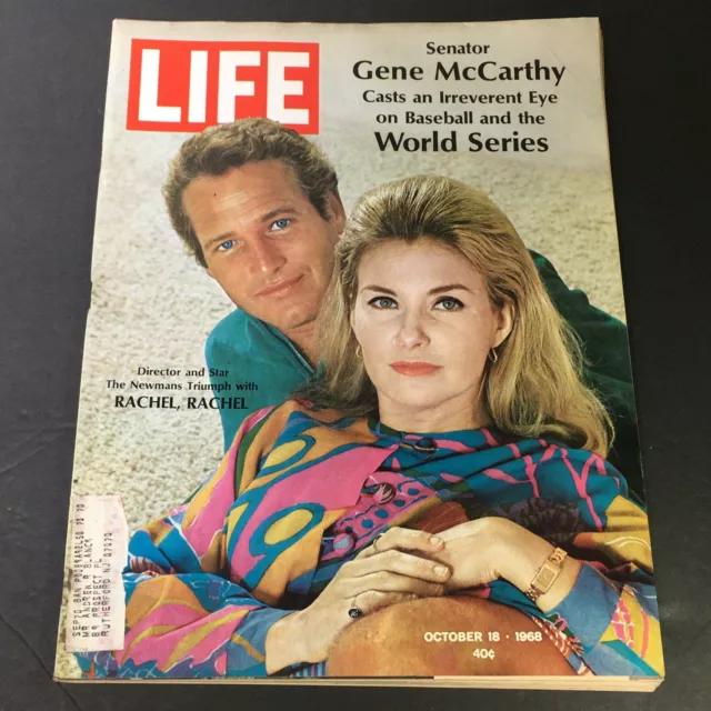 VTG Life Magazine October 18 1968 - Sen. Gene McCarthy / Nell Newman in Rachel