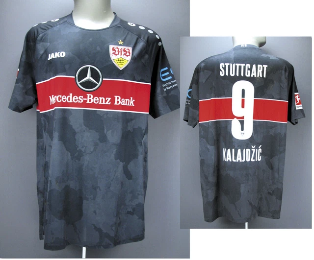 match worn shirt Spielertrikot VfB Stuttgart 2021/22 Sasa Kalajdzic Fußball Jako