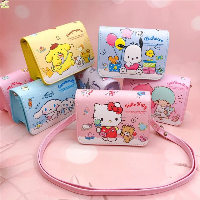 Sac Bandoulière Enfant Chat Mignon - Cuir PU Vert - 16x15 Cm - Pour Petite Fille