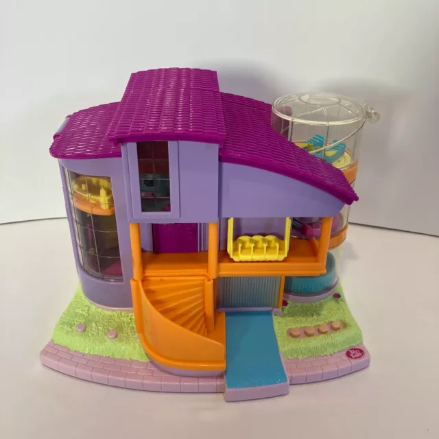 Vintage 2000 Polly Pocket Magical Movin Ultimate Clubhouse Toy Orgin Incomplete