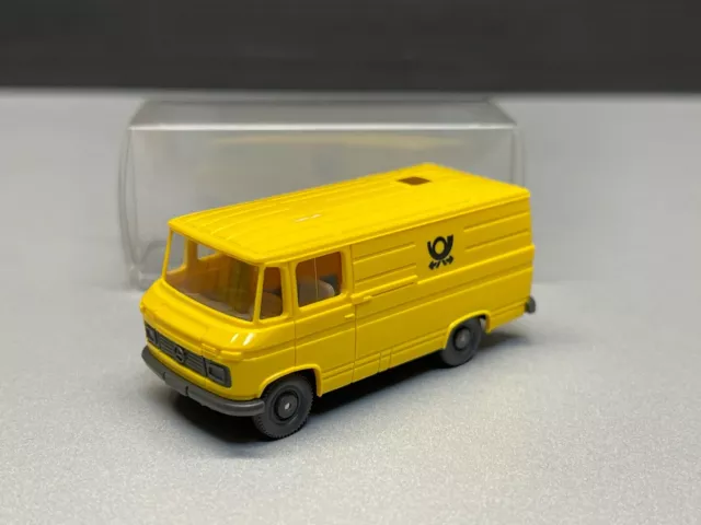 Mercedes Benz MB L 406 Post Bus Transporter Kasten Wagen gelb Wiking H0 1:87