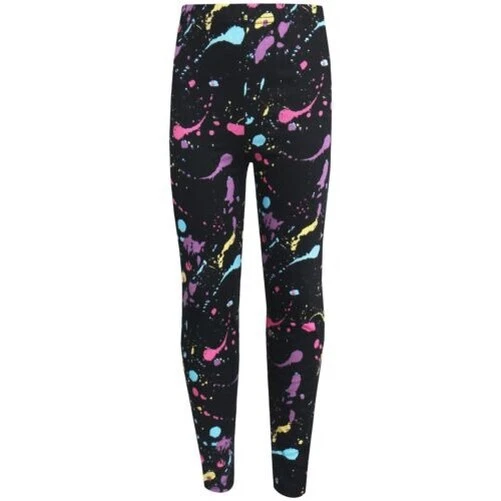 Bambine Legging Trendy Pastello Splash Stampa Moda Festa Ballo Leggings 7-1