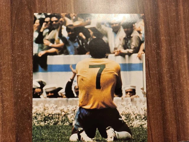 Sammelbild Fußballreport Linda/WM 1970/Spielszene/Brasilien-Italien/Pele/Nr.13