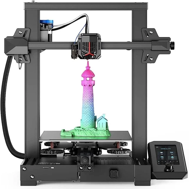 CREALITY ENDER 3 V2 Neo 3D Printer CR Touch Steel Platform Full-Metal ...