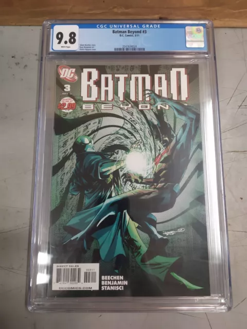 Batman Beyond #3 D.c. Comics 5-2011 Cgc Graded 9.8