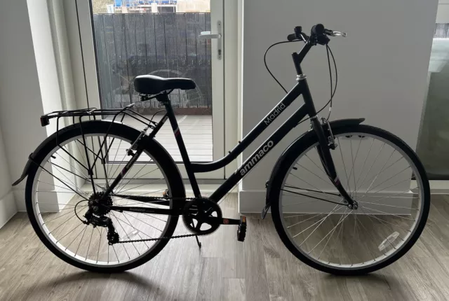 AMMACO MADRID BLACK Womens Commuter Bike 200.00 PicClick UK