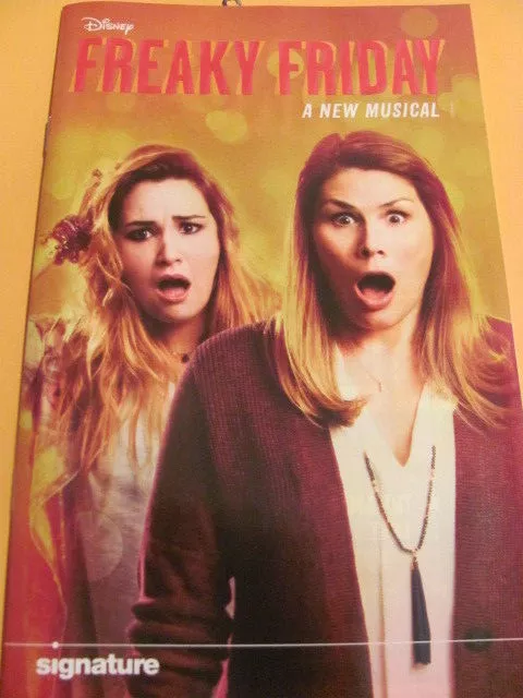 FREAKY FRIDAY Playbill  WASH DC PREMIERE WORLD PREMIERE Sig. Theatre Musical