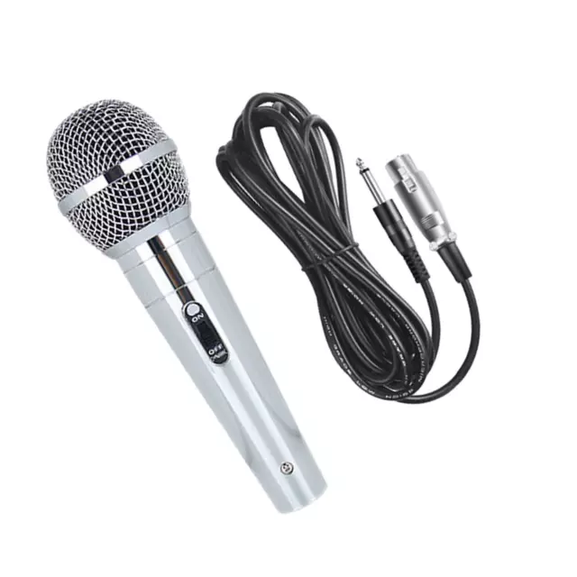 Microphone Karaoké Premium Avec Câble 3M, Micro Dynamique Vocal Pour Mixeur DJ