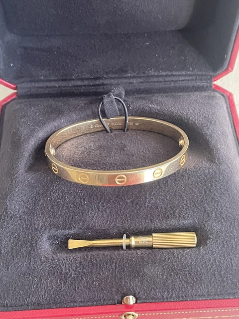 Cartier Love Bangle (750 19 Cartier (R) Ip 6688 *001) £191.00 - Picclick Uk