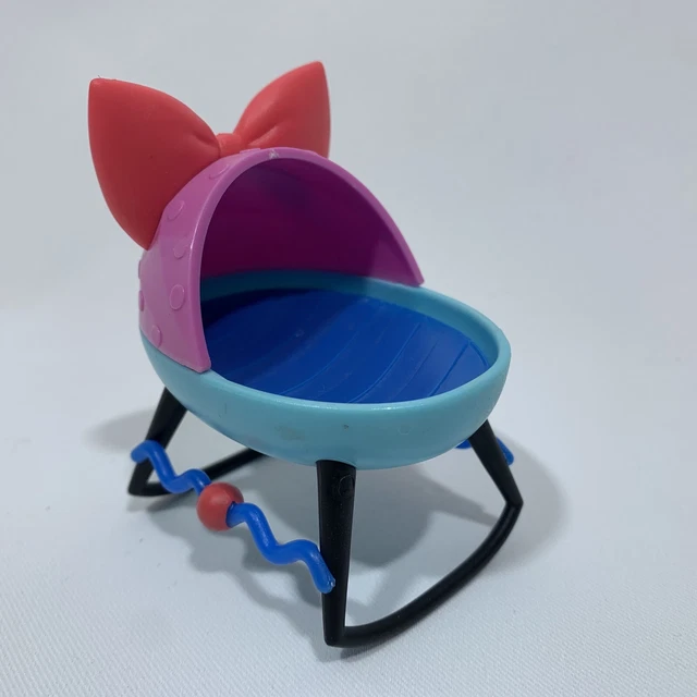 LOL SURPRISE OMG Doll House Mansion Nursery Cradle Rocking Baby Crib