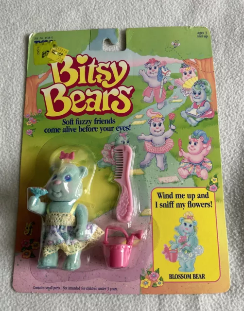 1991 Tyco Bitsy Bears Blossom  Bear Factory Sealed Vintage NOS NIP 90s Toy