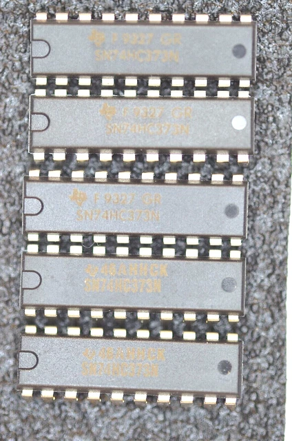 Circuit Intégré SN74HC373AN Texas Instrument - Lot De 5 Pièces, Neuf, Traversant