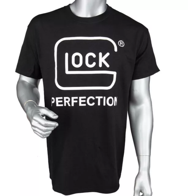 NEW Glock Men's Big Logo t-shirt tee S, M, L, XL, 2XL, 3XL, 4XL 5XL black shirt