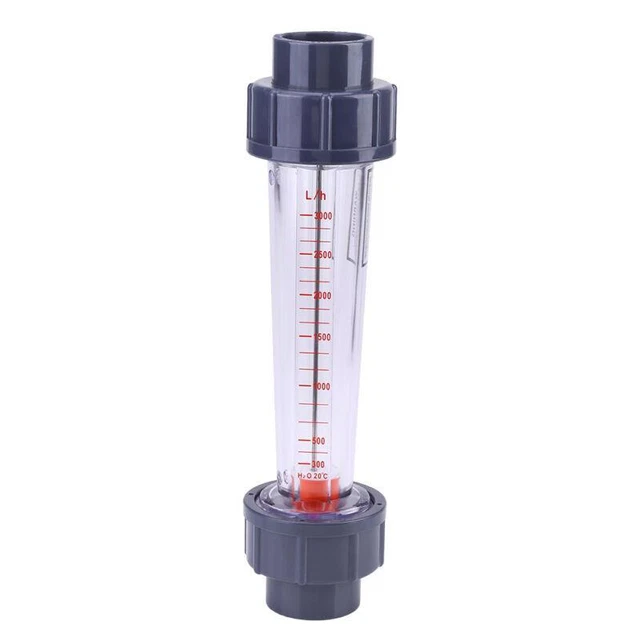 Misuratore di portata acqua tubo in plastica 300-3000 l/h, nuovo design, più veloce