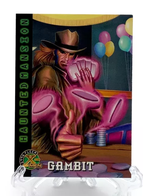 1996 Fleer Marvel X-Men Gambit As The Cajun Cowboy #93 Haunted Mansion