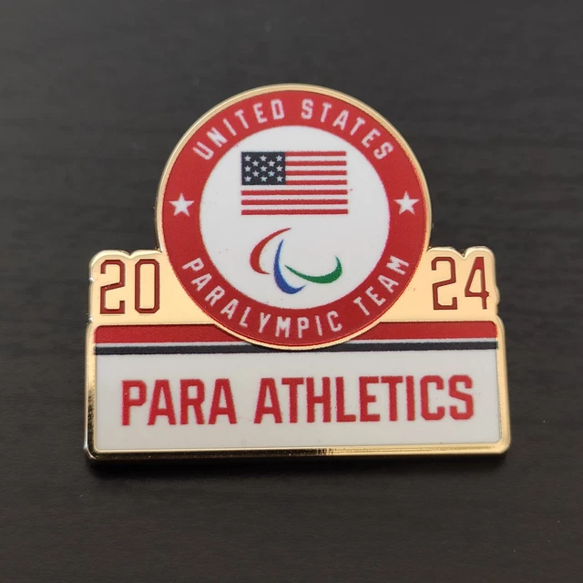 PARIS 2024 PARALYMPIC Games USA Athletics Para Team NPC NOC pin $70.70 ...