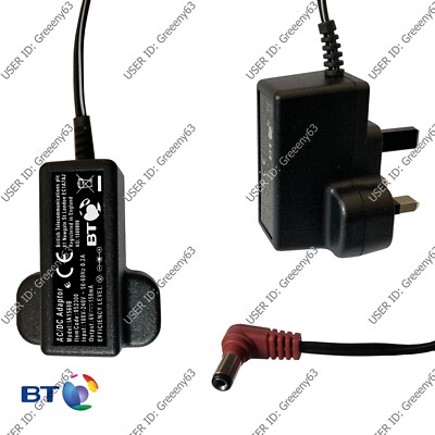 BT 052300 6V 150mA rete adattatore di alimentazione fornitura per casa senza fili casa telefono #10 