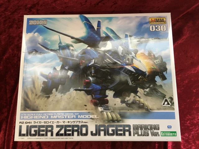 NEW KOTOBUKIYA ZOIDS HMM 030 RZ-041 LIGER ZERO JAGER MARKING PLUS Ver. 1/72 Kit