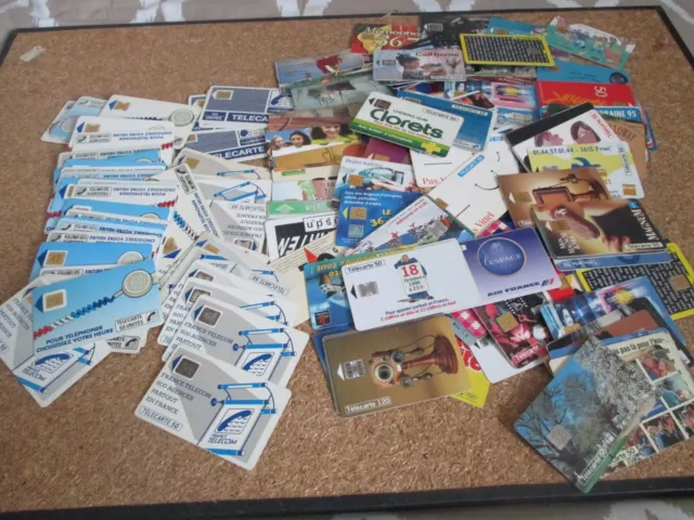 lot de 175 CARTES TELEPHONIQUES cordon bleu pyjama commemoretives pub