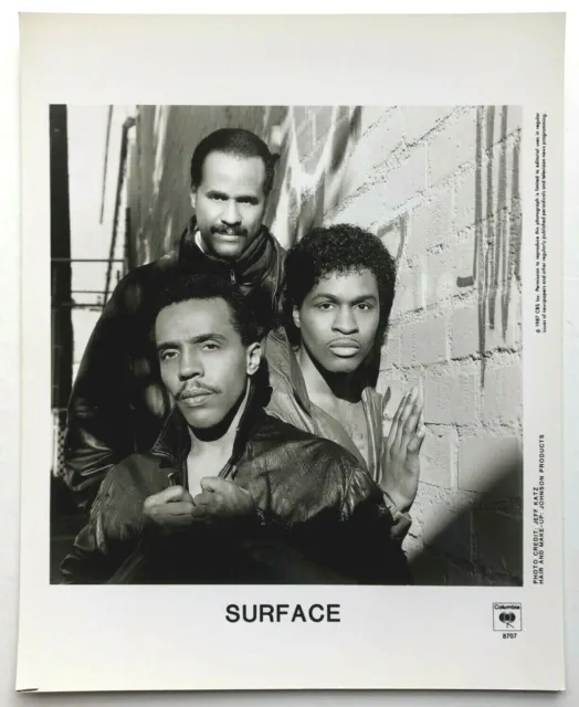 1987 Surface R&B Soul Band Press Photo Bernard Jackson David Conley D Townsend