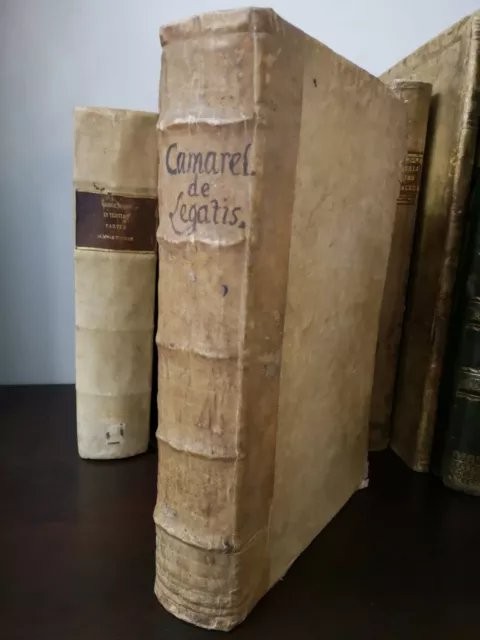 Libro Antico CAMARELAE De Legatis et Singulis Rebus, Menafolium, Venetiis 1681