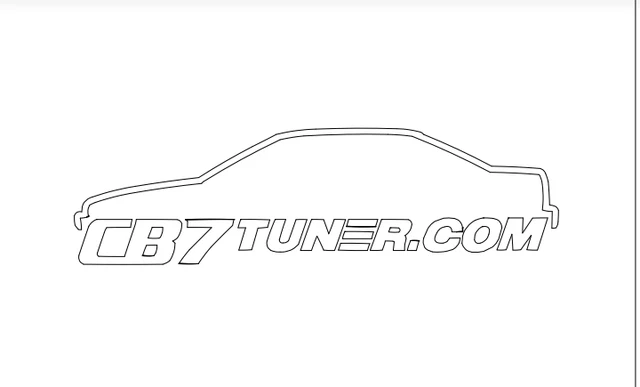Sintonizador CB7 Honda Civic EG6 metal llave de pared