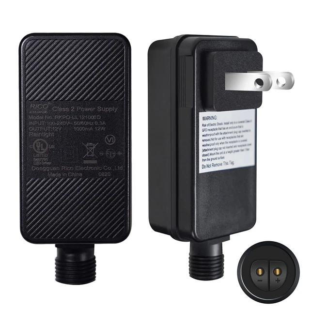 12V 1A Class 2 Power Supply, LED Transformer Replacement, Outdoor Low Voltage