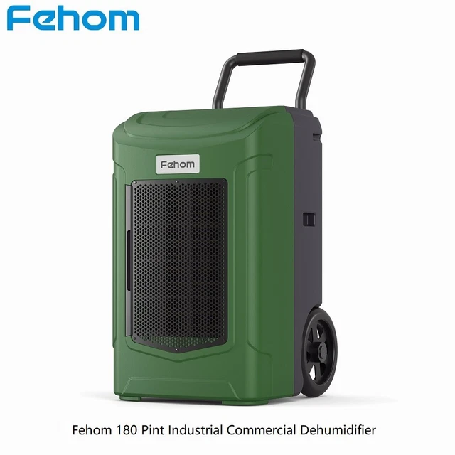 Fehom 180 Pint Industrial Commercial Dehumidifier Up To 7,000 Sq.ft Dehumidifier