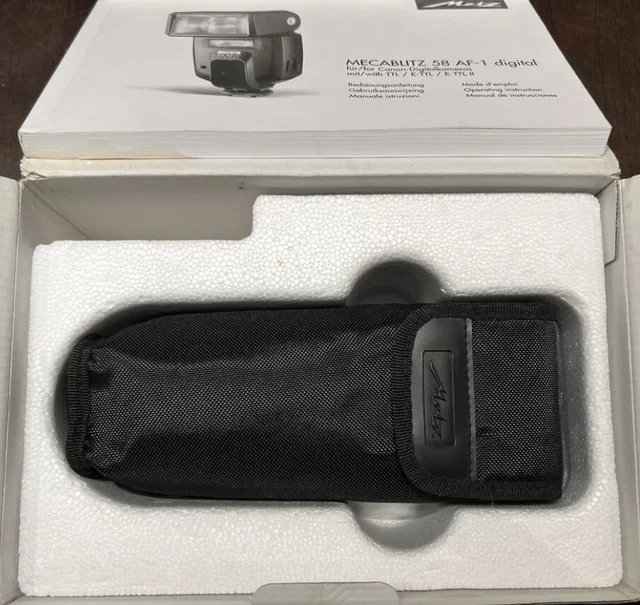 Metz Mecablitz 58 AF-1 Digital Shoe Mount Flash for Canon 3