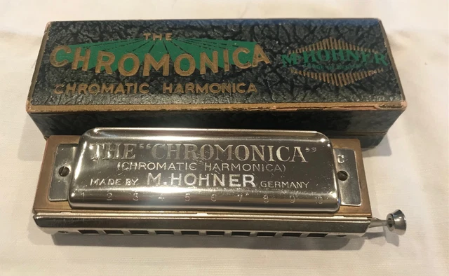 Harmonica the chromonica 260 HOHNER chromatic 10 trous +boîte en carton