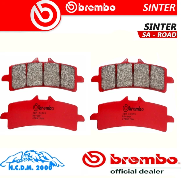 Kit Pastiglie Freni Brembo Sinterizzate Per Suzuki GSR 750 ABS (2011-2016) - Anteriore E Posteriore - Foto 7
