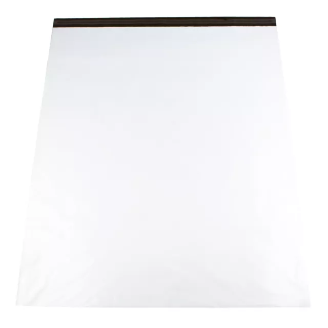 Imballaggio perfetto sacchetti per posta in polietilene bianco lucido 800 x 1000 mm confezione da 100