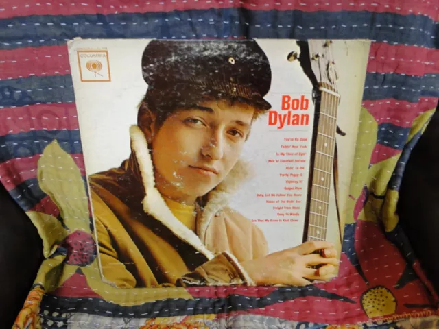 Bob Dylan "Bob Dylan" Original 1962 Mono Version-Vg Plus