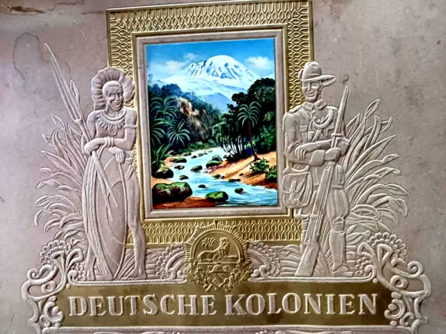 Sammelalbum AFRIKA  Deutsche Kolonien  1936 Album + 270 Bilder / komplett