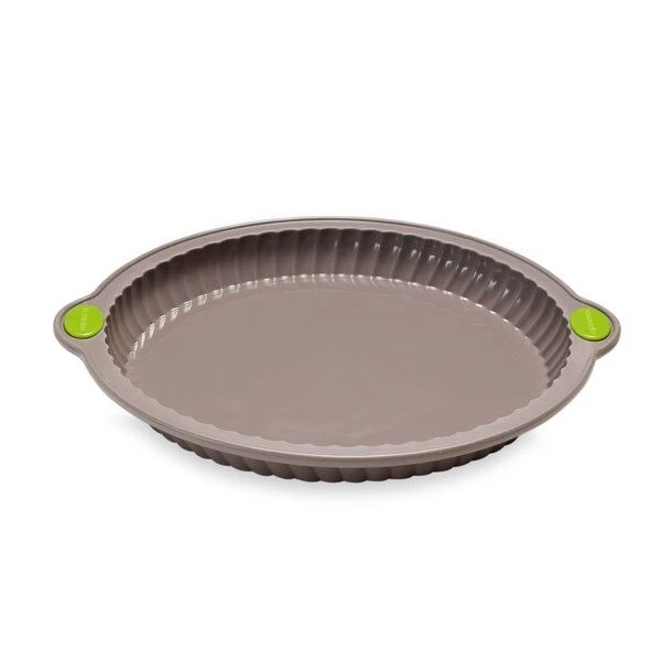 Moule à Tarte Tupperware Rouge – Silicone – Diam 28,5 Cm – Avec Livret Recettes