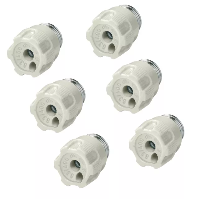 6x Siemens 5SH4362 Neozed-Schraubkappe 63A D02 Avec Prüfloch