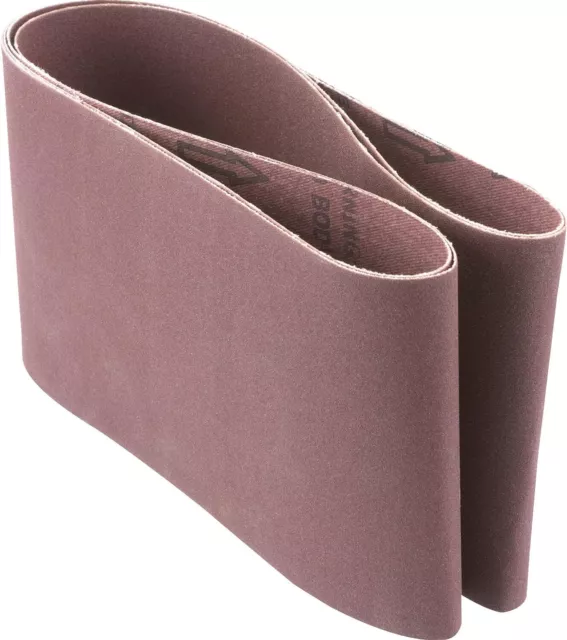 Woodstock D1255 4-Inch by 36-Inch 220 Grit Aluminum Oxide Sanding Belt, 2-Pack